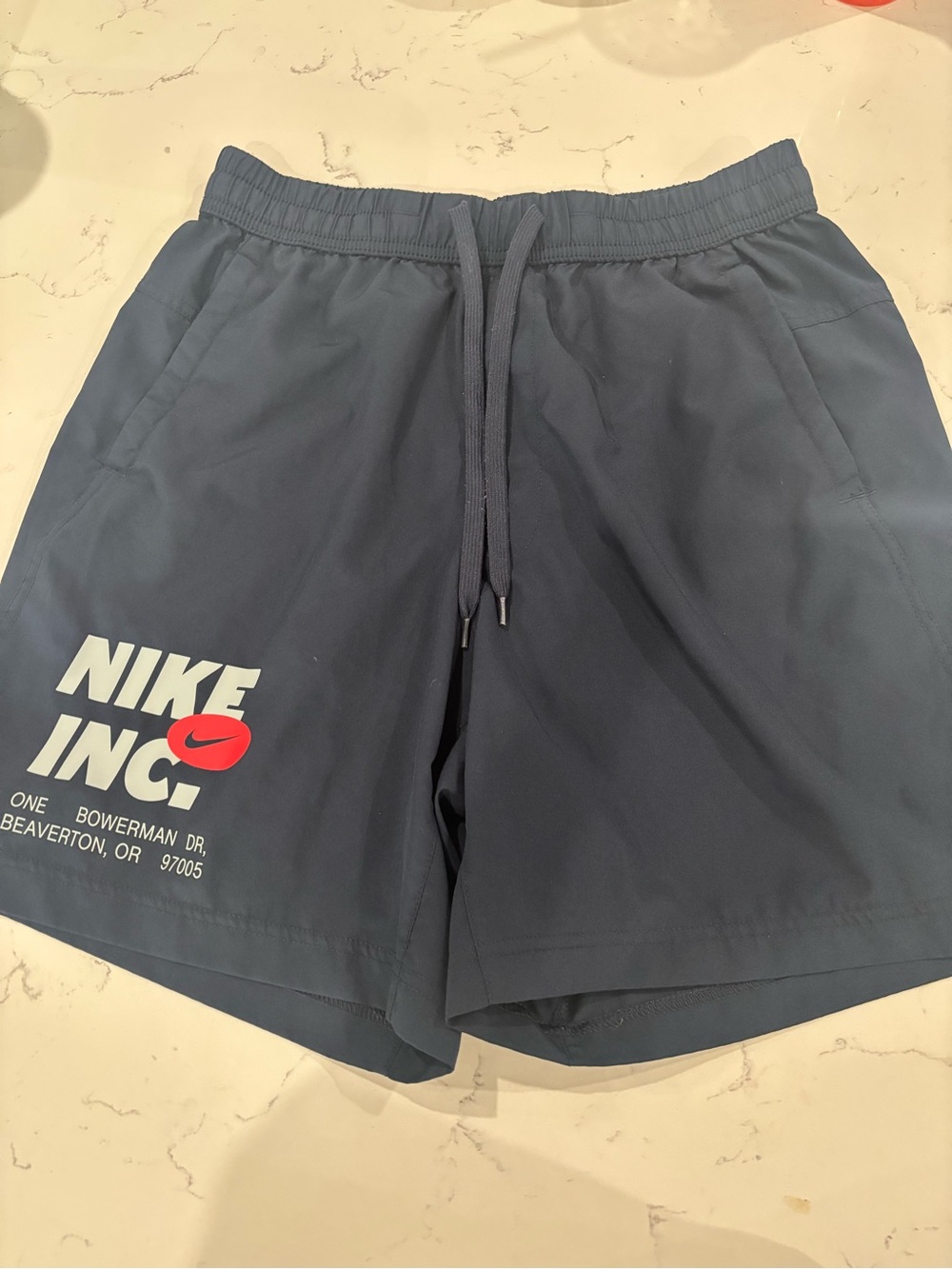 Nike Men’s Navy Logo Active Shorts